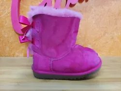 UGG Bailey Bow Winter Boots 3280T PINK Toddler Girls Size 11. In good condition please look closely at pictures. They...