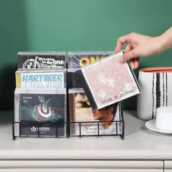 Help keep your compact discs, computer discs, or gaming CDs neat and tidy on any desk, counter or shelf. The tabletop...