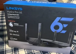 Linksys Hydra Pro 6E Tri-Band Wi-Fi Gaming Router - Black (MR7500). Brand new condition. Box was opened but router has...
