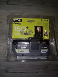 Batterie lithium-Ion Ryobi One+ 18V - 5Ah. Outils Ryobi One+ 18V. Puissance de la batterie5.0Ah. Type de...