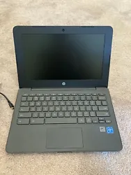 HP 11.6 Chromebook 11A-NB0013DX Intel Celeron N3350 4GB Memory 32GB. Works great, screen is in very good condition and...
