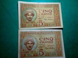 BILLET ANCIEN Etat bien visible sur les photos recto verso. Lettre recommandée - 5 EUR.