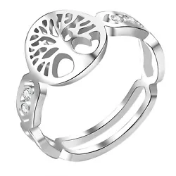   Features:     Life tree symbolize good life, its very cool and eye-catching Very special wedding rings for bridal....