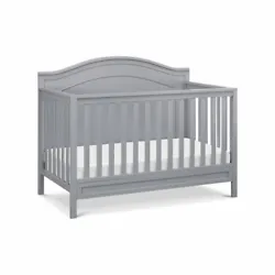 FOR YOUR BABYS SAFETY: Say goodbye to toxic chemicals! Finish: Gray. GROWS WITH BABY: Four adjustable mattress...