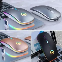 Special soundless design for the right and left buttons, won’t disturb others. 1 x Wireless Mouse. Energy Saving -...