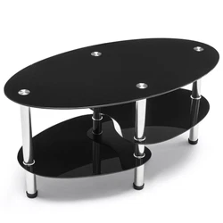COSVALVE oval coffee table will be a great choice for a standard sofa. The oval coffee table is also great if you have...