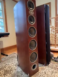 Polk Audio RTI A7 floor standing speakers (Cherry). Great condition, barely used. 