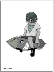 Flyboy by Hebru Brantley. Size: 18