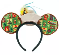 Disney World 50th Mickey Enchanted Tiki Room Main Attraction Headband Ears - NEW
