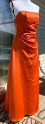 NEW Coral Apricot Orange Strapless Cocktail Bridesmaid Prom Homecoming Dress. Condition is Pre-owned. Shipped with USPS...