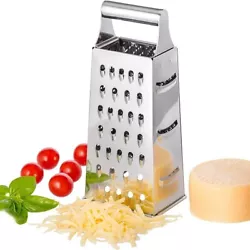 • VERSATILE- The grater is versatile. It has 4 friction surfaces and it is very suitable to easily grate and cut...