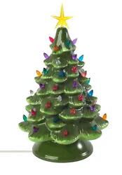 This ceramic tree includes a white clip in power cord and C7 light bulb to bring your tree to life. Older generations...
