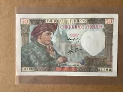 billet de banque 50 francs Neuf /UNC. 2 billets vendus séparément merci.