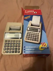 Vintage Canon Palm Printer P8-DH 10 Digit Electronic Calculator.