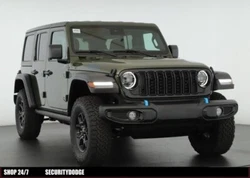 This ALL NEW 2024 Jeep Wrangler Willys 4XE is equipped with the 2.0L I4 turbo engine and 8 speed automatic transmission...