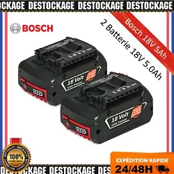 Batterie pour outil sans fil 18v 5.0Ah pour perceuse combinée Bosch 18V-LI 18V-LI / GDR Driver de percussion 18 V-LI...