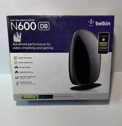 Belkin N600 DB Wi-Fi Dual Band N+ Wireless Router 300 Mbps - Streaming + Gaming.