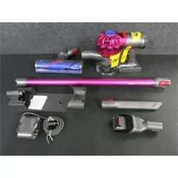 Model: SV11. Manufacturer: Dyson. V7 Motor Spins At 110,000 RPM. Transforms To A handheld. Color: Fuchsia/Iron (Grey)....