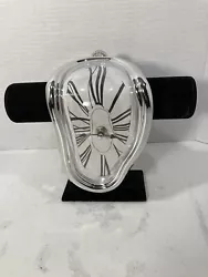 Salvador Dali Surrealist Melting Clock Hanging Shelf Quartz Clock-8” x 6”.