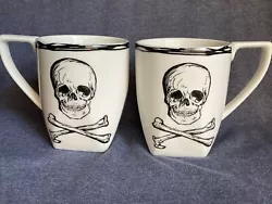 Elevate your coffee-drinking experience with these two Skulls by Coventry coffee mugs. Made of fine china, these...