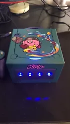console nintendo gamecube Custom Kirby Avec Manette Offerte.  LEDs bleues power et ports manettes  Manette offerte en...