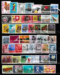 Lot de 50 timbres oblitères.